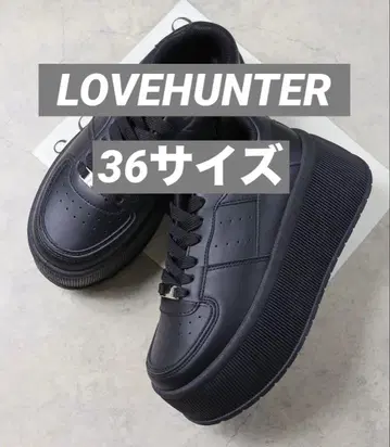 LOVE HUNTER 통굽 볼륨 밑창 코트 스니커즈(2225) 23cm