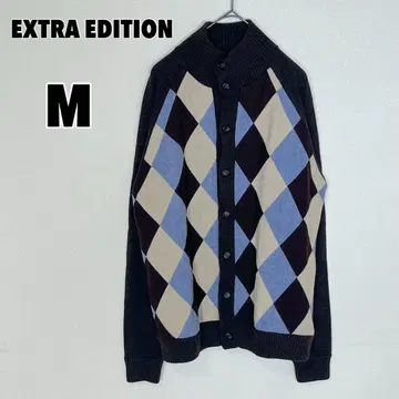 EXTRA EDITION 엑스트라 에디션 아가일 가디건