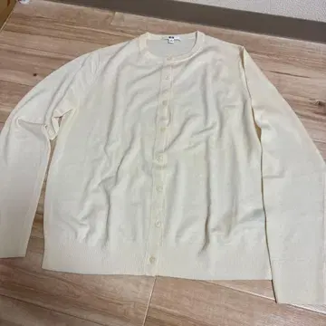 UNIQLO 울 니트 2장 세트 XL 크림