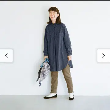 frauglatt 스트라이프 패턴 튜닉