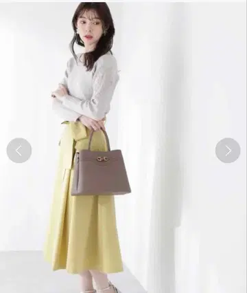 토트백 백 대나무 모티브 원핸들 토트