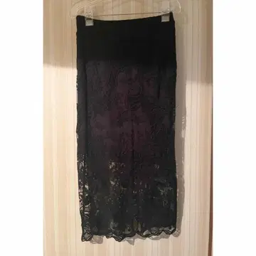 snidel 레이스 타이트 스커트 블랙