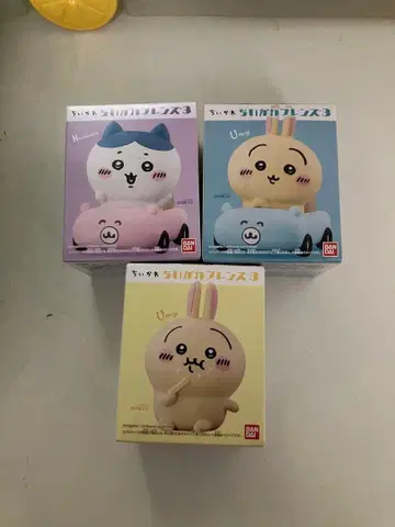 치이카와 프렌즈 3 피규어 세트 3종 미개봉