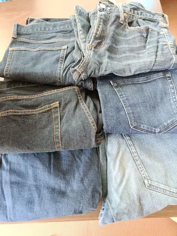 묶음 판매 데님 팬츠 청바지 6점