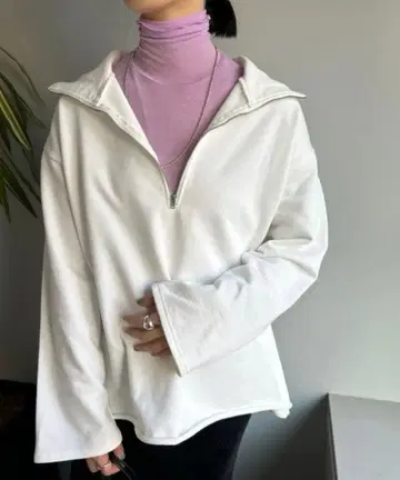 SHENERY 하프 ZIP 맨투맨 풀오버 새상품급