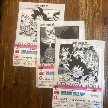 드래곤볼 40th 코믹스 클리어 파일 세트