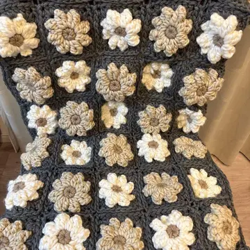 크로 셰 뜨개질 담요