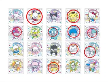 산리오 스퀘어 마그넷 컬렉션 껌