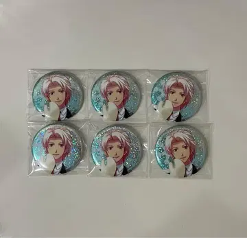 도키메키 메모리얼 GS 사에키 아키라 캔뱃지 6개 세트