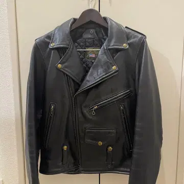 vanson 가죽 라이더 자켓 36