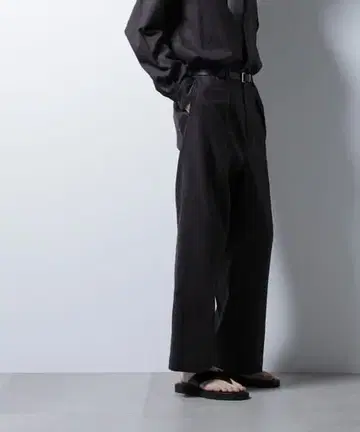 나노 유니버스/BELGIUM LINEN 린넨 코튼 스트레이트 팬츠