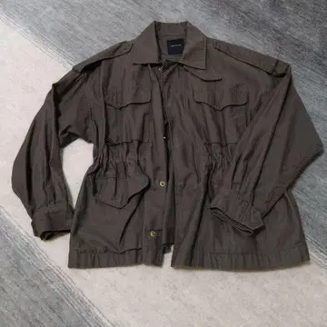 AMERICAN RAG CIE 밀리터리 자켓 다크 브라운