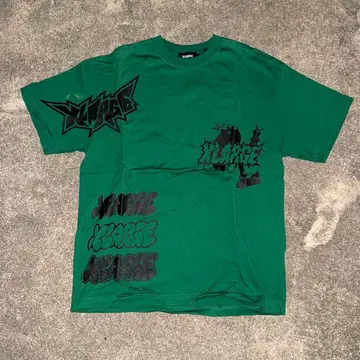 XLARGE 그린 컬러 T셔츠