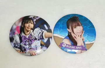 Aqours documentary 캔뱃지 스즈키 아이나 2개 세트