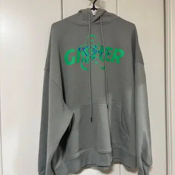 GISHER 그레이 후드티