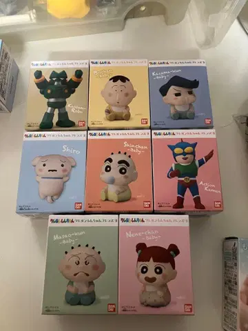 짱구는 못말려(크레용 신짱) 프렌즈 3 피규어 전 8종 세트