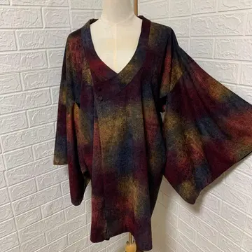 도행 코트 치요다 옷깃 그라데이션