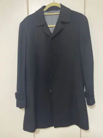 THE SUIT COMPANY 네이비 체스터 코트