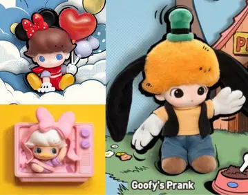 POPMART DIMOO 미니 데이지 구피 마그넷 봉제 인형