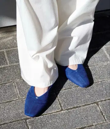 미사용 새상품!B.C STOCK 스퀘어 슬립온 발레 슈즈