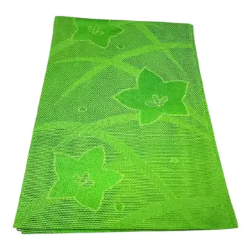 그린 컬러 꽃무늬 나고야 오비 여름 오비 기모노 일본 의류