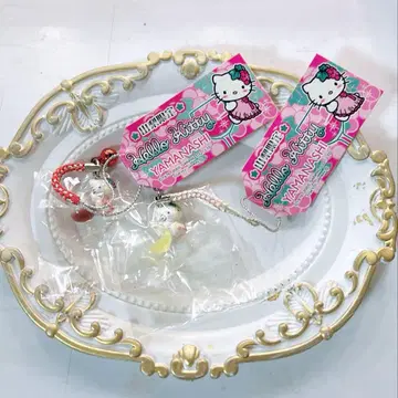 산리오 고토치 키티 끈 달기 산야마 한정판 와인 스트랩 포도