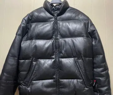 USA Schott 샷 가죽 다운 자켓 38 GOOSE DOWN