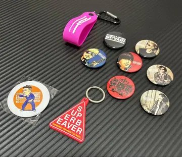 SPYAIR 캔뱃지 8개 SUPERBEAVER 러버 키링