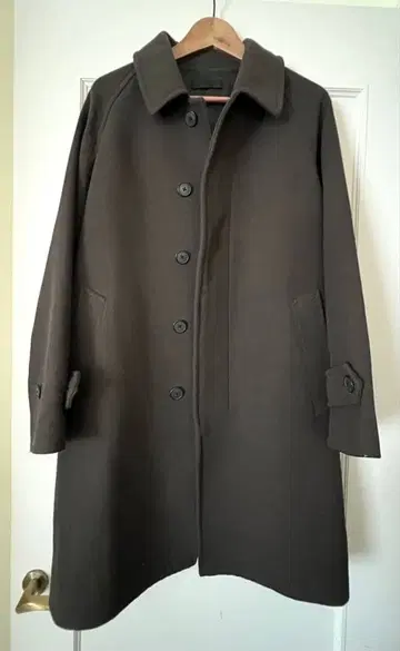 유니클로 싱글 프레스 코트 S 브라운