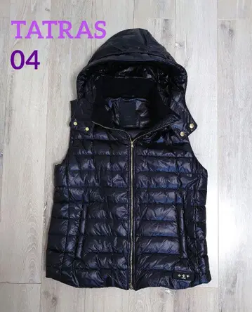 [ 새상품급 ] 레어 사이즈 TATRAS 후드 부착 다운 베스트 04