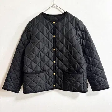 트래디셔널 웨더웨어 아크리 노카라 퀼팅 자켓