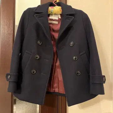 유나이티드 애로우즈 네이비 피 코트 36