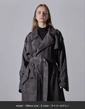 CLEL 더블 테크 페이드 트렌치코트