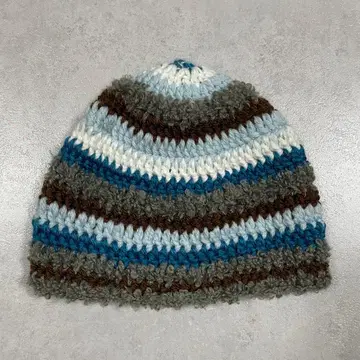 크로셰 모자 핸드메이드 니트 모자 버킷햇 비니 보더 보아