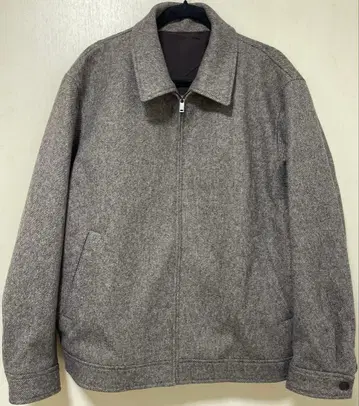 그레이 집업 자켓 울 느낌