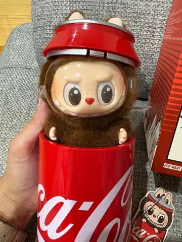 정품 POP MART 시크릿 코카 콜라 캔 러브브