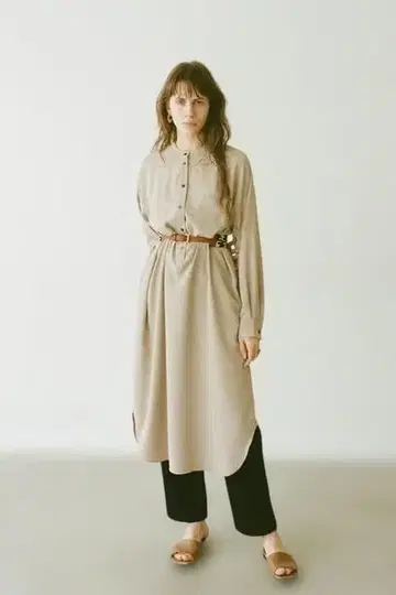 BASIC LOOSE SHIRT ONE PIECE