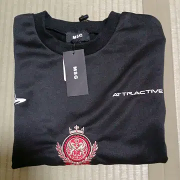 MSG 블랙 T셔츠 S사이즈 ATRACTIVE
