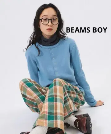BEAMS BOY 빔즈 보이 반지 도트 가디건 24AW