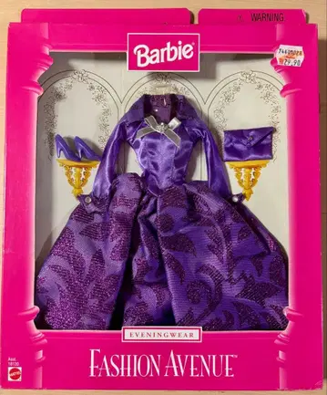 멋진 바비 패션 애비뉴 퍼플 드레스 빈티지