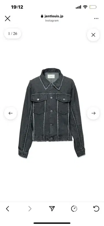 완전 완판 jentlouis 데님 자켓 M 사이즈