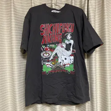 세븐즈TV 칠복 아카네 T셔츠 차콜 XL 사이즈 새상품급