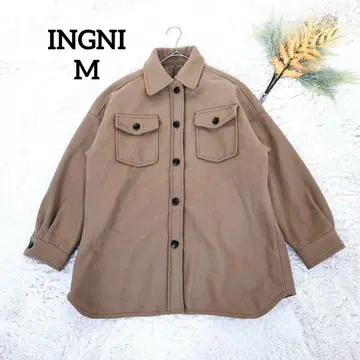 잉그 여성용 테일러드 자켓 (M) 라이트 브라운 레귤러 카라 가슴 포켓