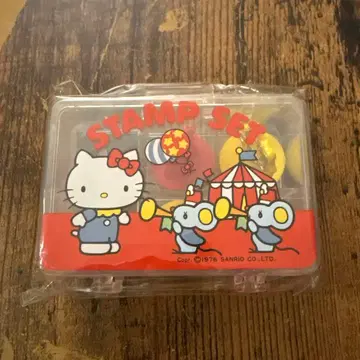 산리오 키티 스탬프 당시 물건 1976년 제작