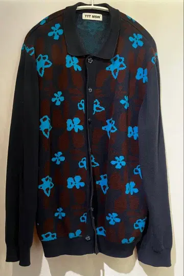 TTT MSW 꽃무늬 가디건