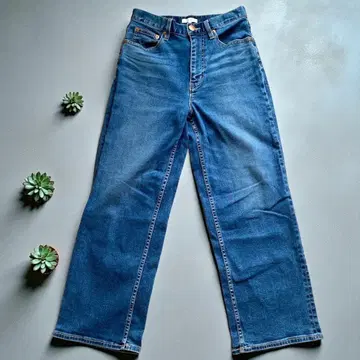 PLST 데님 팬츠 (청바지) S 사이즈 미드 인디고