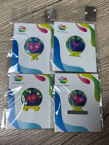 요코하마 엑스포 퉁퉁 핀 배지 세트