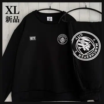 [택 포함 새상품] 맨체스터 시티 로고 셋업 자수 블랙 XL