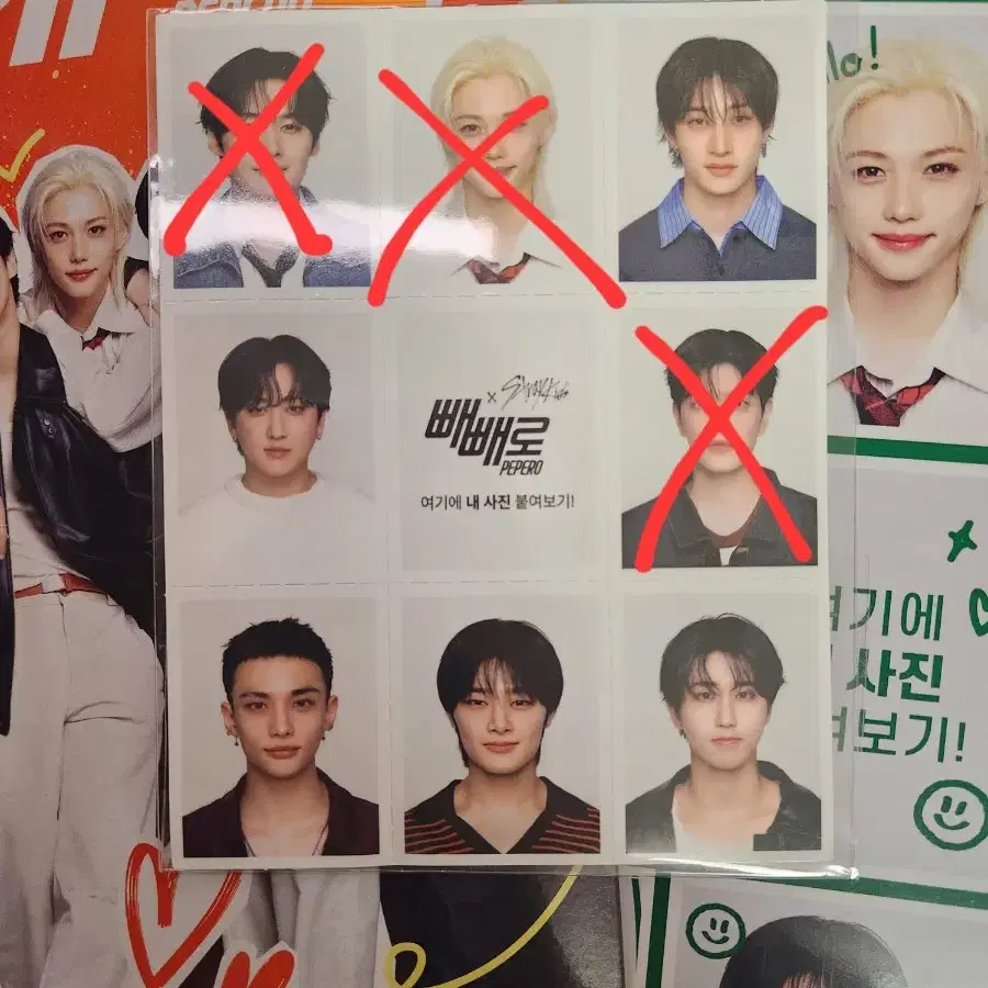 Stray Kids SKZ Pepero photo cards Bang Chan Lee Know Changbin Hyunjin Han Seungmin I.N
