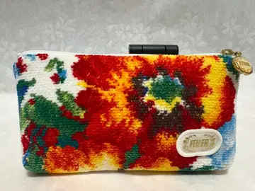 페일러 FEILER 슈니르 직조 파우치 꽃무늬 소품함